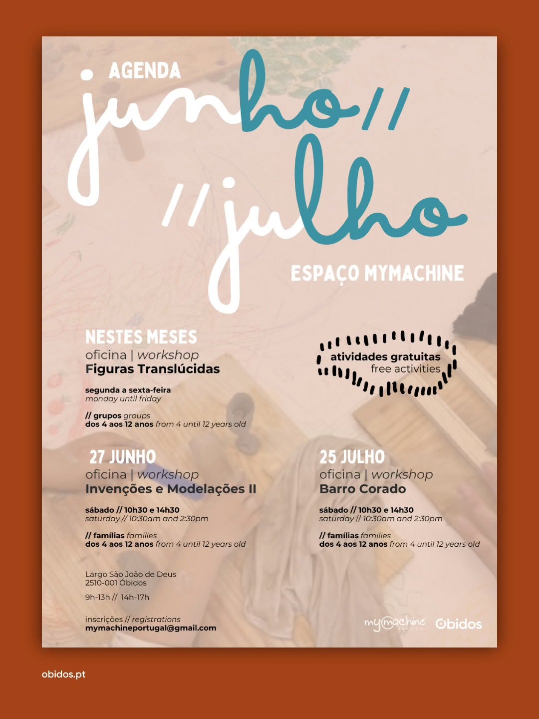 Oficina Barro Corado — event image